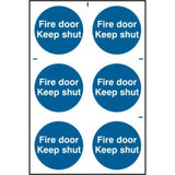 PVC Fire Door Keep Shut Sign – 200x300mm | Fire Safety Health and Safety Signage