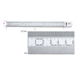 Beta 1683 1500mm Long Semi-Rigid Graduated Stainless Steel Rule