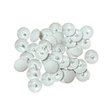 White Rivet Cover Caps 14.5mm Pack of 100