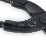 Close-up of a the Beta 1034 circlip pliers showing the engraved size text on a white background