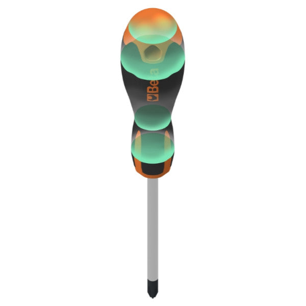 Colorful screwdriver with a white background