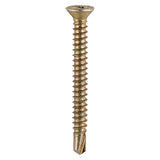 Timco 3.9 x 38mm Window Fabrication Screws Countersunk Phillips 125Y