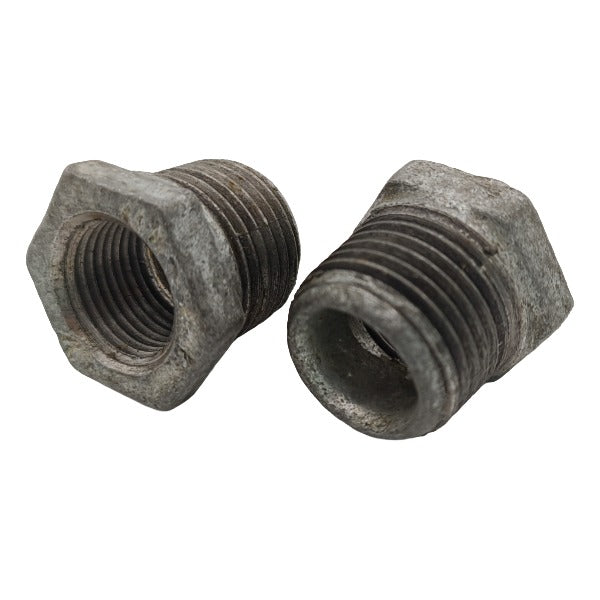Hexagon Reducing Bushes BSP Galvanised Malleable Iron