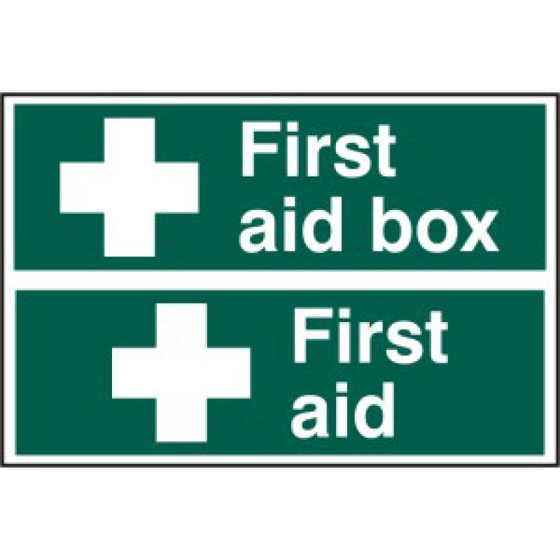 First Aid Table Signage First Aid PVC Sign – 200x300mm | Health and Safety Signage – Electro ...