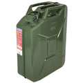 20 Litre Steel Jerry Cans (Green, Black, Red) Faithfull Tools