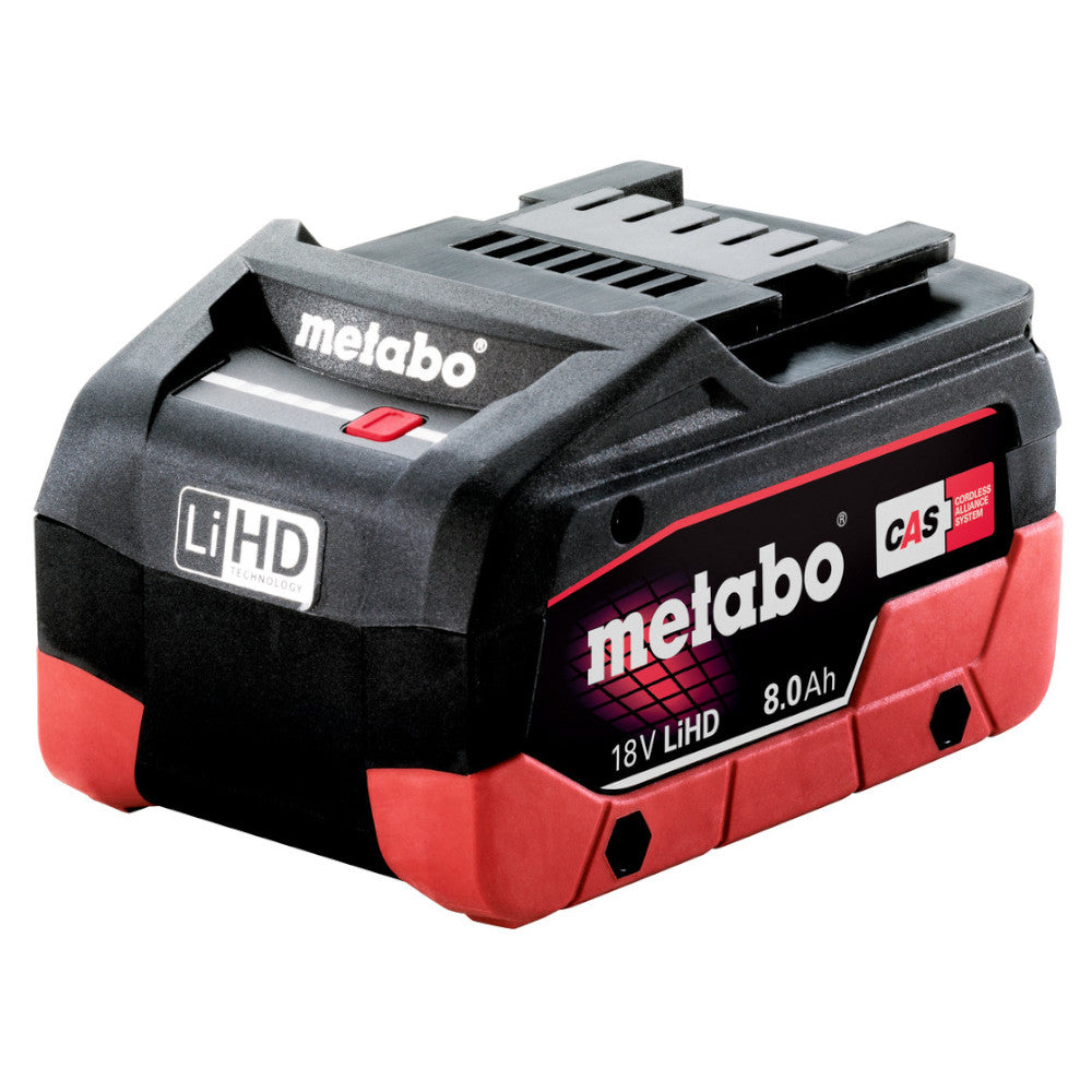 Metabo 18V 8.0Ah LiHD Battery Pack 625369000 - Max Runtime & CAS Compatible
