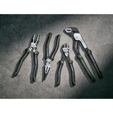 Set of Draper Expert pliers on a textured gray surface
