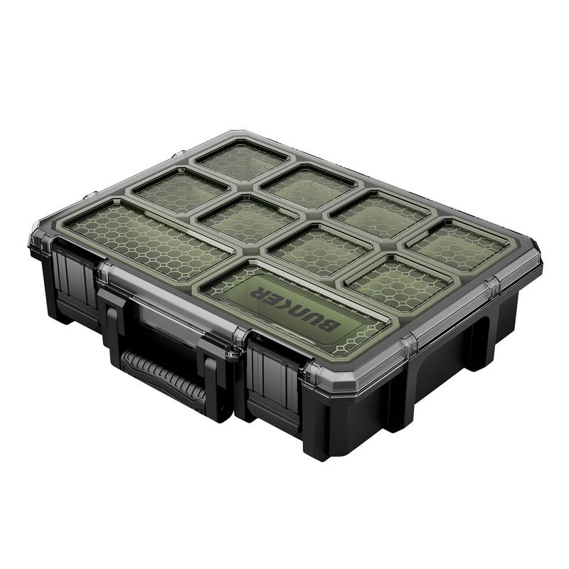 Bunker Large Organiser Case with 10 Compartments