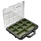 Bunker Slim Organiser Case with 10 Compartments