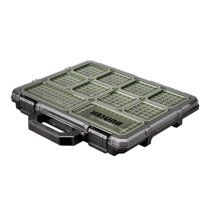 Bunker Slim Organiser Case with 10 Compartments