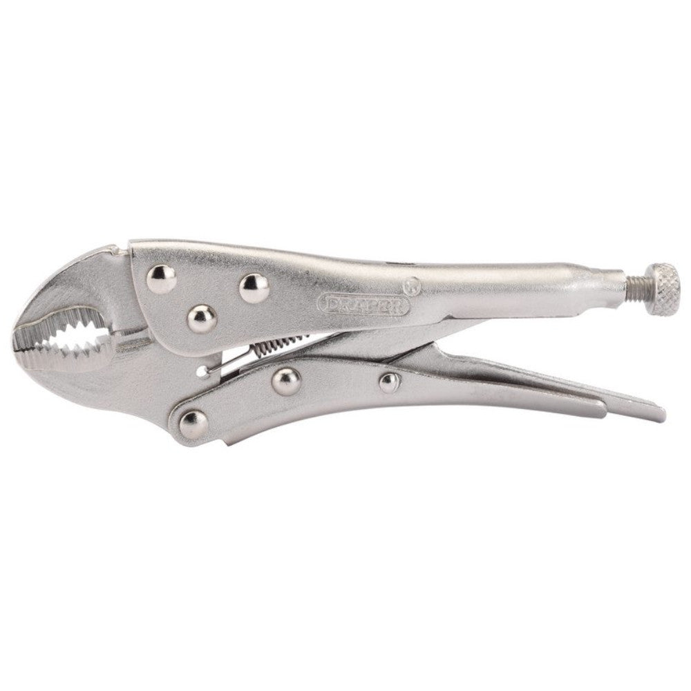 Draper Curved Jaw Self Grip Pliers 185mm 35368