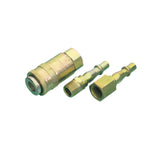 Draper 1/4" PCL BSP Air Line Coupling Set 3 Piece 37844