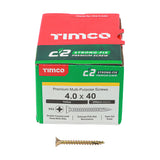 Timco C2 Strong-Fix Multi-Purpose Structural Woodscrews (PZ Double-Countersunk)
