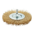 Draper Brassed Steel Crimped Wire Wheel Brush 75mm 41429
