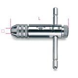 Beta M3-M8 Reversible Ratchet Tap Wrench 2-5mm (436/1)