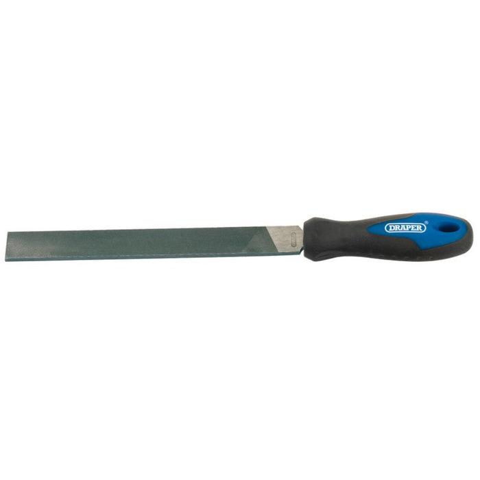 Draper Soft Grip Engineers Hand File and Handle 200mm 44953