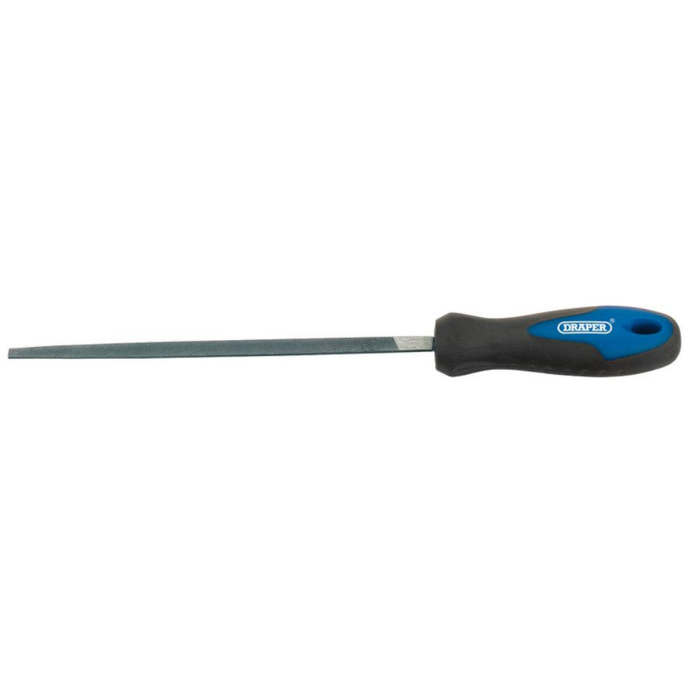Draper Engineers 3 Square File with Soft Grip Handle 200mm 44957