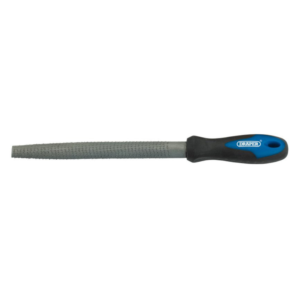 Draper Engineers Half Round Cabinet Rasp with Soft Grip 200mm 44958