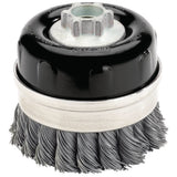 Draper Expert Steel Twist Knot Wire Cup Brush 80mm M14 52632