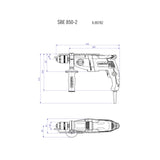 Metabo SBE 850-2 Impact Drill 240v | 600782590