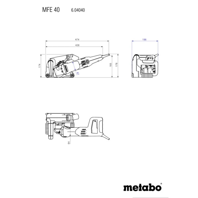 Metabo MFE 40 Wall Chaser 110v | 604040610