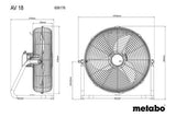 Metabo AV 18 Cordless Fan | 606176850