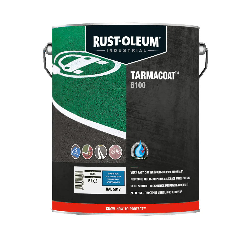 Rust-oleum Tarmacoat 3100 Asphault & Tarmac Mid Green Paint 5 Ltr