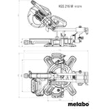 Metabo  KGS 216 M Mitre Saw 240v | 613216380