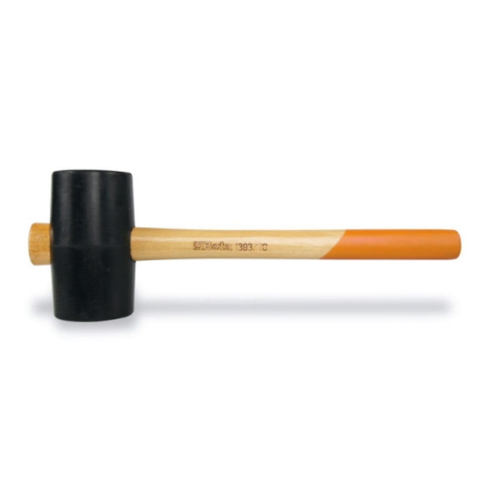 Beta Rubber Mallet 60mm With Wooden Handle 1393/60