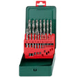 Metabo 627153000 HSS-G Drill Bit Set – 19 Pieces 1-10mm in Metal Storage Case from Electro South West Ltd, Bridgwater, Somerset