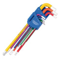 Draper Expert Metric Extra Long Hex and Ball Ended Key Set 9 Piece, Colour Coded 66134