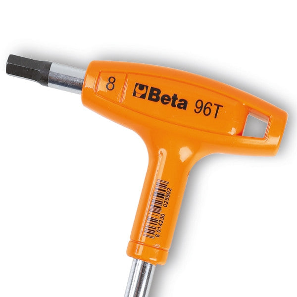 Beta 96T Offset Hexagon Key Wrenches, With High Torque Handles