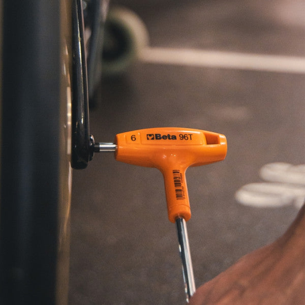 Beta 96T Offset Hexagon Key Wrenches, With High Torque Handles
