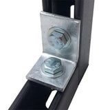 90 Degree Galvanised Angle Brackets 2 Hole P1068 - Pack of 100