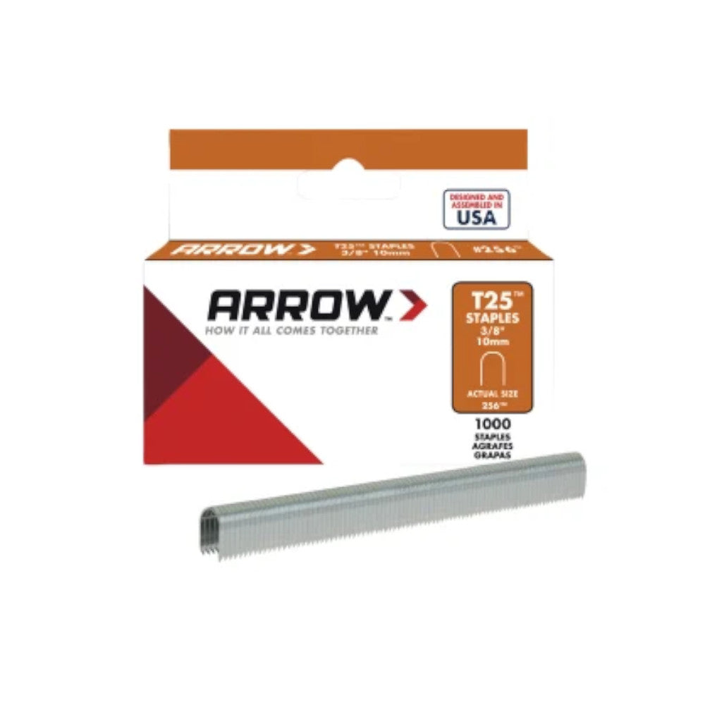Arrow T25 Staples 10mm Box of 1100