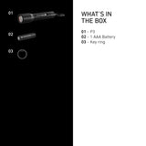 Ledlenser P3 Keyring Torch 130 Lumens