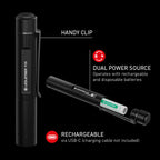 Ledlenser P2R Rechargeable Pen Torch 200 Lumens