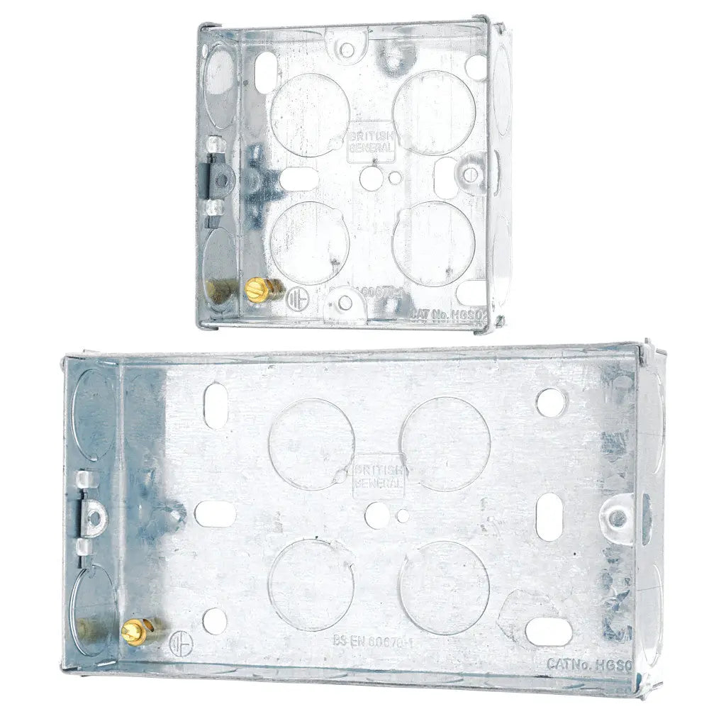 Metal Back Boxes | Electro South West Ltd