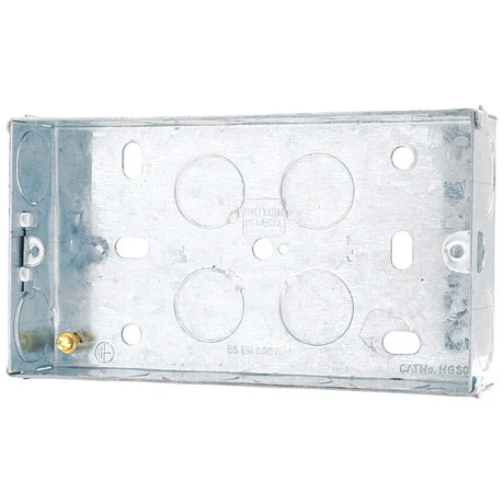 BG Electrical Metal Knockout Back Boxes Single & Double Gang Electro South West Ltd