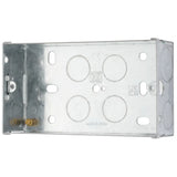 BG Electrical Metal Knockout Back Boxes Single & Double Gang Electro South West Ltd