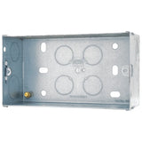 BG Electrical Metal Knockout Back Boxes Single & Double Gang Electro South West Ltd