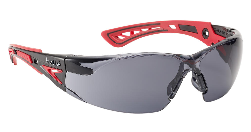 Bolle Rush+ Smoke Safety Glasses | Anti-Fog & UV Protection