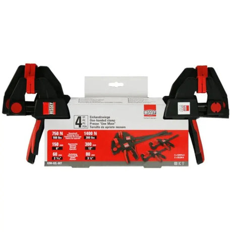 Bessey EZM-EZL SET - 4 Piece One Handed Clamp Set Electro South West Ltd