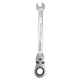 Top down view of the Beta 001420210 142SN 10mm flex head spanner.