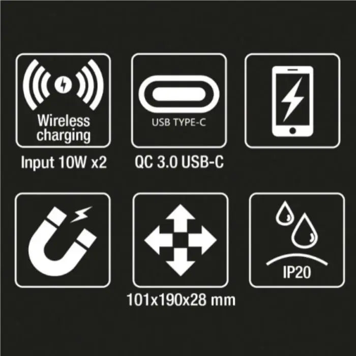 Base Di Ricarica Wireless, Compatibile Con Lampade 1838POCKET, 1838SW Beta 1839BRW Base Di Ricarica Wireless, Compatibile Con Lampade 1838POCKET, 1838SW Beta 1839BRW