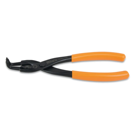 Pair of Beta circlip pliers with orange handles on a white background