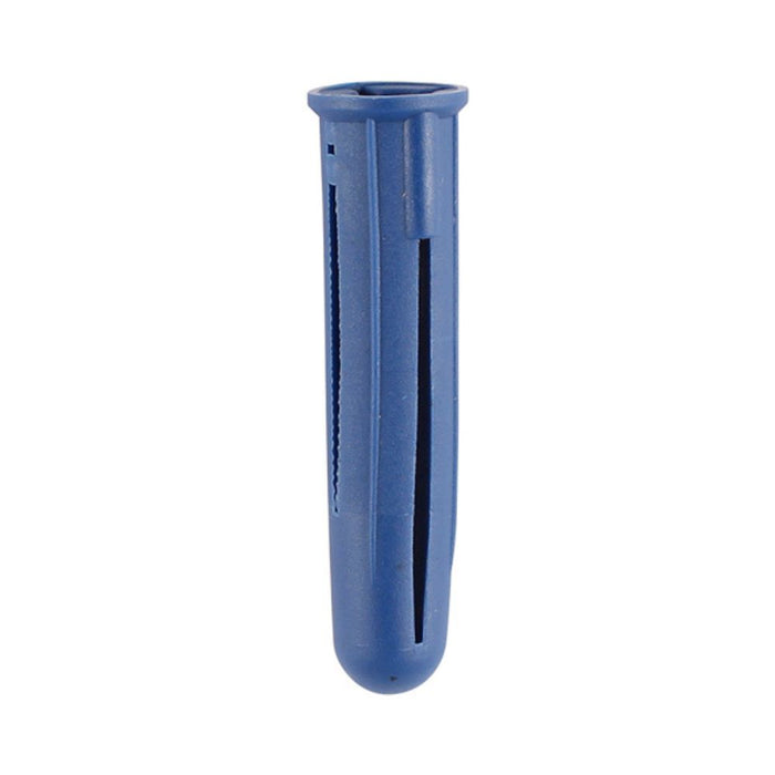 Blue Plastic Wall Plugs 10mm Box of 40