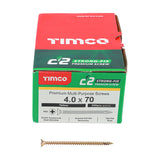 Timco C2 Strong-Fix Multi-Purpose Structural Woodscrews (PZ Double-Countersunk)