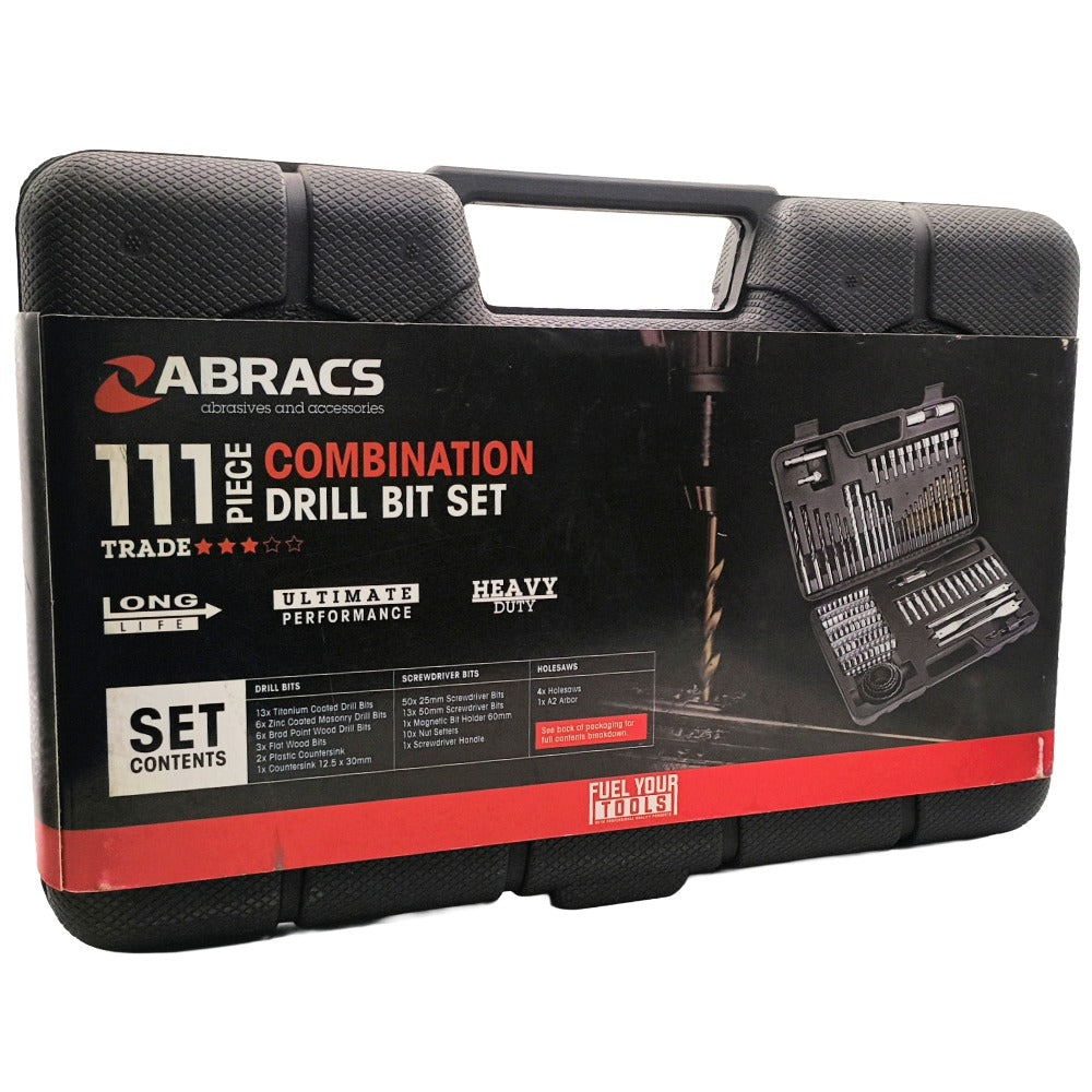 Abracs 111 Piece Combination Drill Bit Set CDBSET111