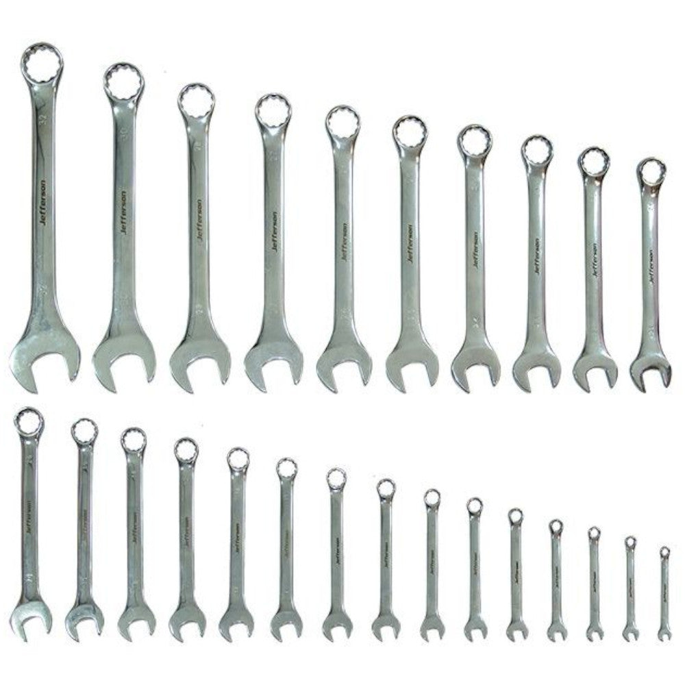 Jefferson 25 Piece Combination Spanner Set 6-32mm